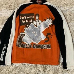 Vintage Harley Davidson Quarter Zip